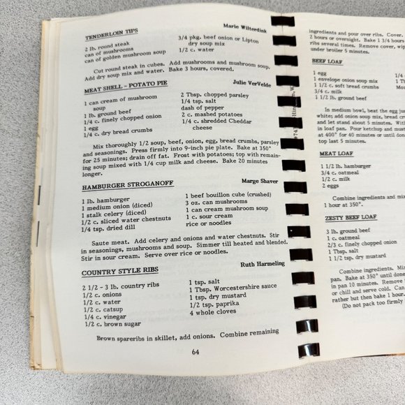 Hingham Sheboygan Wisconsin 100th Anniversary Cookbook Hingham Reformed Church - Picture 5 of 15